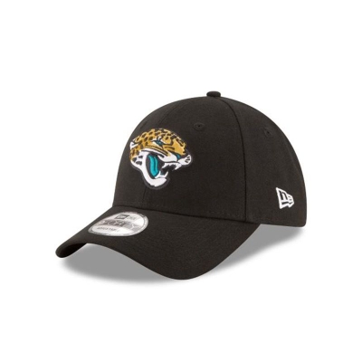 Black Jacksonville Jaguars Hat - New Era NFL NFL The League 9FORTY Adjustable Caps USA6204391